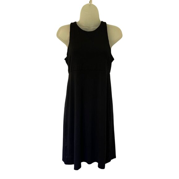 Athleta Black Sleeveless Fit & Flare Dress Size Small - Picture 1 of 5